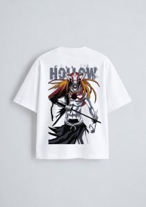 Hollow Oversized T-Shirt White - Back Hollow oversized t-shirt in white, back print